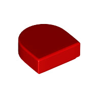 LEGO® los onderdeel Tegel Rond in kleur Rood 24246