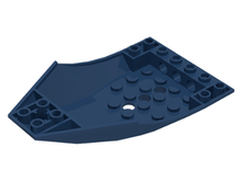 Plaatje in Gallery viewer laden, LEGO® los onderdeel Cockpit in kleur Donkerblauw 47406