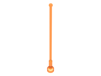 LEGO® los onderdeel Antenne in kleur Doorzichtig Oranje 2569