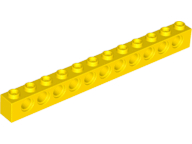LEGO® los onderdeel Technische Steen in kleur Geel 3895