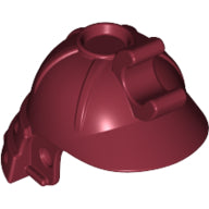 LEGO® los onderdeel Hoofddeksels in kleur Donkerrood 98128