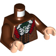 LEGO® Lijf met Motief Roodachtig Bruin 973pb3701c01