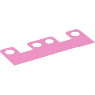 LEGO® los onderdeel Lijf Accessoire in kleur Fel Roze bb0869