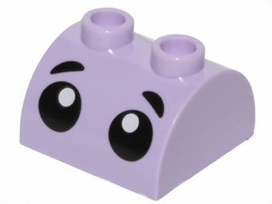 LEGO® onderdeel Dakpan Gebogen met Motief Lavendel 30165pb04