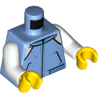 LEGO® onderdeel Lijf met Motief Medium Blauw 973pb3543c01