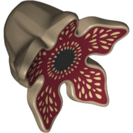Plaatje in Gallery viewer laden, LEGO® los onderdeel Hoofddeksels Donker Geelbruin 54001pb01
