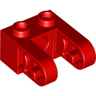 Plaatje in Gallery viewer laden, LEGO® los onderdeel Technische Steen in kleur Rood 85943