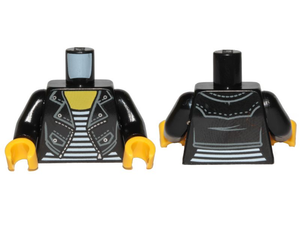 LEGO® los onderdeel Lijf met Motief Zwart 973pb2828c01