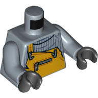 LEGO® los onderdeel Lijf met Motief Zandblauw 973pb3641c01
