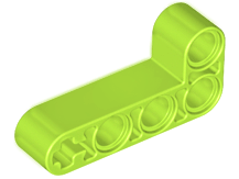 LEGO® los onderdeel Technische Hefbalk in kleur Limoen 32140