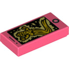 LEGO® los onderdeel Tegel met Motief Koraal 3069bpb0723