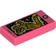 LEGO® los onderdeel Tegel met Motief Koraal 3069bpb0723