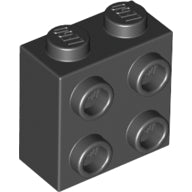LEGO® los onderdeel Steen Aangepast in kleur Zwart 22885