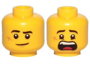 LEGO® los onderdeel Hoofd in kleur Geel 3626cpb2454
