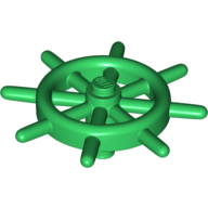 LEGO® los onderdeel Boot in kleur Groen 4790b