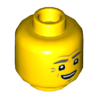 LEGO® los onderdeel Hoofd in kleur Geel 3626cpb2450