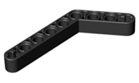 Plaatje in Gallery viewer laden, LEGO® los onderdeel Technische Hefbalk in kleur Zwart 6629