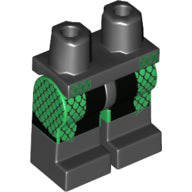 LEGO® los onderdeel Benen met Motief Zwart 970c06pb09