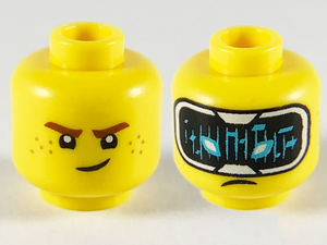 LEGO® los onderdeel Hoofd in kleur Geel 3626cpb2529