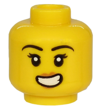 Plaatje in Gallery viewer laden, LEGO® los onderdeel Hoofd in kleur Geel 3626cpb2537