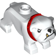 LEGO® los onderdeel Landdier in kleur Wit 65388pb01