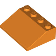 LEGO® los onderdeel Dakpan Algemeen in kleur Oranje 3297