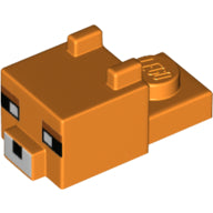 Plaatje in Gallery viewer laden, LEGO® onderdeel Dier Onderdelen met Motief Oranje 24008pb03