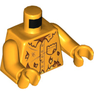 LEGO® Lijf met Motief Helder Licht Oranje 973pb3796c01