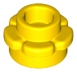 LEGO® los onderdeel Plaat Rond in kleur Geel 24866