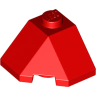 LEGO® los onderdeel Wig in kleur Rood 13548