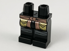 Plaatje in Gallery viewer laden, LEGO® los onderdeel Benen met Motief Zwart 970c00pb1109