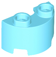 LEGO® los onderdeel Cilinder Medium Azuurblauw 68013