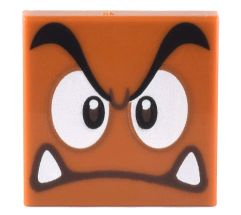 LEGO® onderdeel Tegel met Motief Donker Oranje 3068bpb1374
