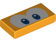 LEGO® Tegel met Motief Helder Licht Oranje 3069bpb0813