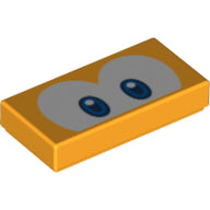 LEGO® Tegel met Motief Helder Licht Oranje 3069bpb0813