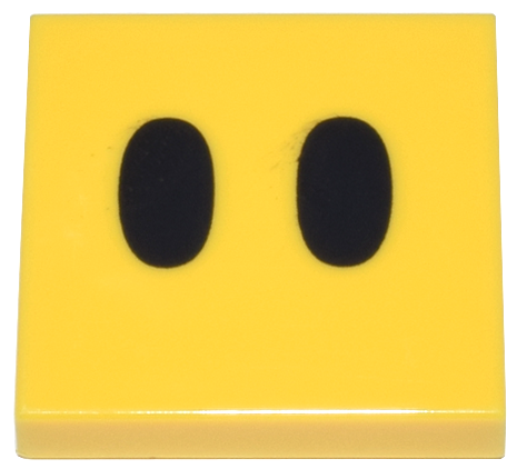 LEGO® los onderdeel Tegel met Motief Geel 3068bpb1395