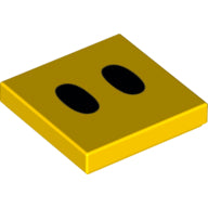 LEGO® los onderdeel Tegel met Motief Geel 3068bpb1395