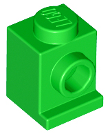 Plaatje in Gallery viewer laden, LEGO® los onderdeel Steen Aangepast in kleur Fel Groen 4070