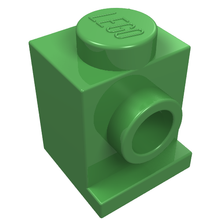 Plaatje in Gallery viewer laden, LEGO® los onderdeel Steen Aangepast in kleur Fel Groen 4070