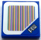 LEGO® los onderdeel Tegel met Motief Blauw 3068bpb1361