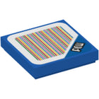 LEGO® los onderdeel Tegel met Motief Blauw 3068bpb1361