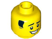 Plaatje in Gallery viewer laden, LEGO® los onderdeel Hoofd in kleur Geel 3626cpb3110