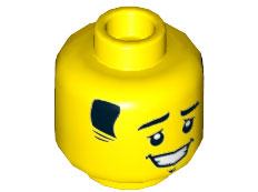 LEGO® los onderdeel Hoofd in kleur Geel 3626cpb3110