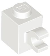 LEGO® los onderdeel Steen Aangepast in kleur Wit 60476