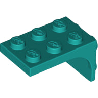 LEGO® los onderdeel Beugel in kleur Donker Turkoois 69906