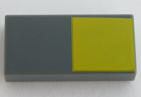 LEGO® Tegel met Motief Donker Blauwachtig Grijs 3069bpb0957