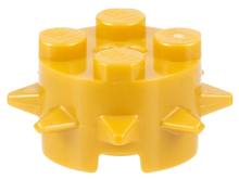 Plaatje in Gallery viewer laden, LEGO® los onderdeel Steen Rond in kleur Parel Goud 27266