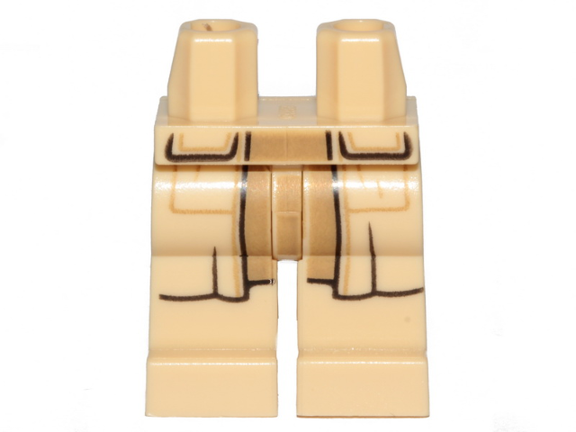 LEGO® los onderdeel Benen met Motief Geelbruin 970c00pb1153
