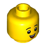 LEGO® los onderdeel Hoofd in kleur Geel 3626cpb2727