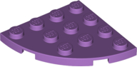 LEGO® los onderdeel Plaat Rond Medium Lavendel 30565